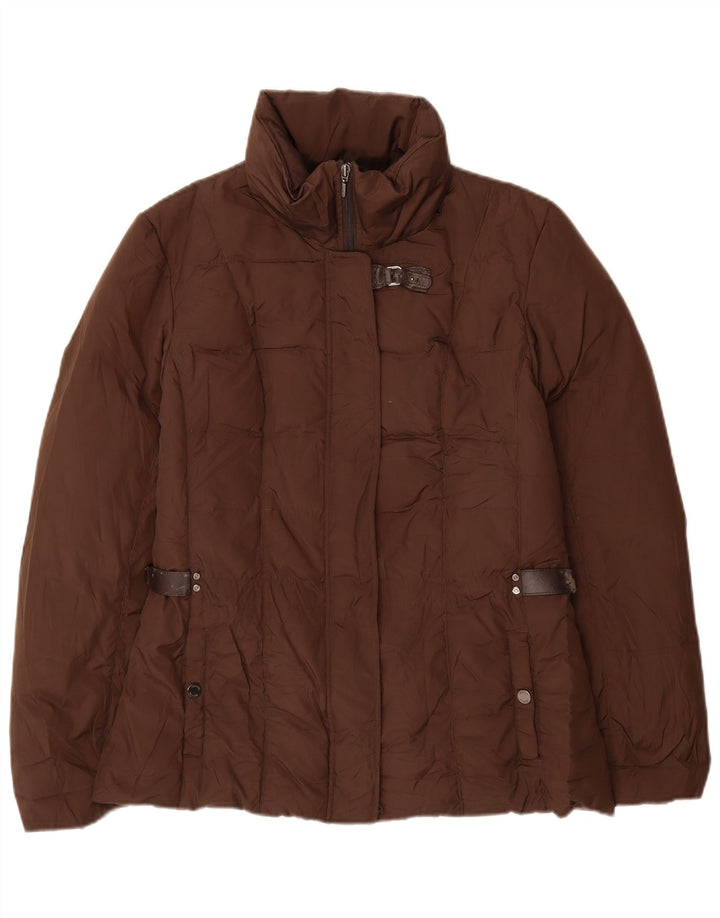 Jachetă căptușită pentru femei GEOX UK 12 Maro Mediu