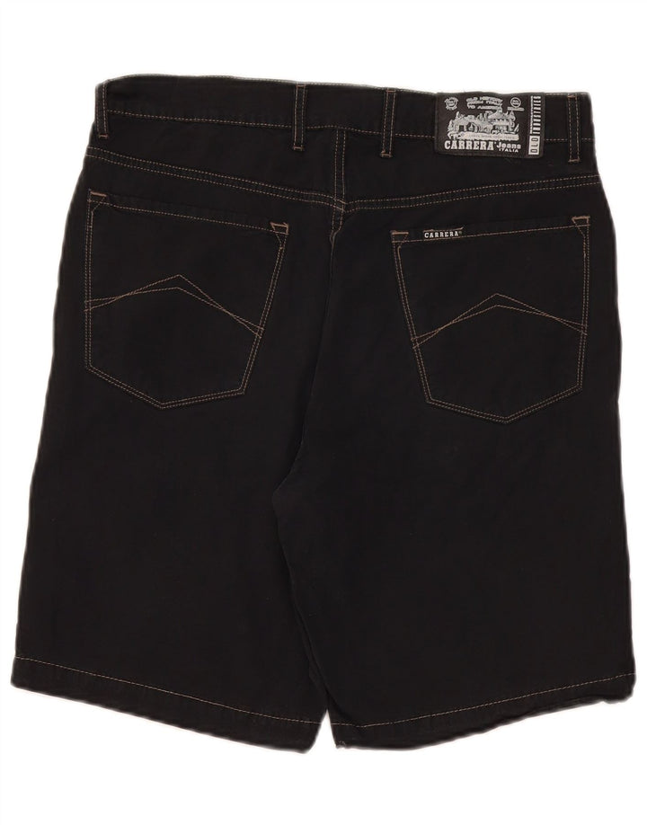 Pantaloni scurți casual pentru bărbați Carrera W32 bumbac mediu negru