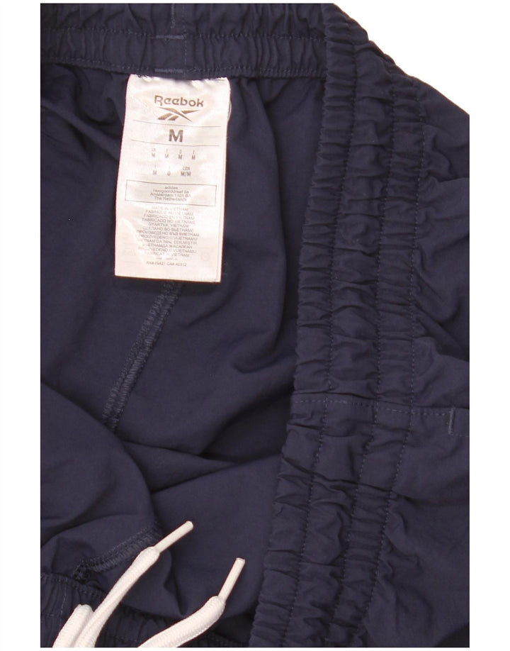 Pantaloni scurți sport Reebok pentru bărbați, poliamidă, albastru, mediu