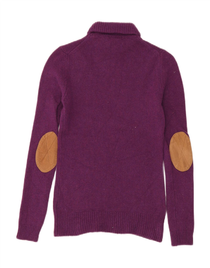 Pulover pentru femei Massimo Dutti cu gât rulat, violet mediu, UK 12