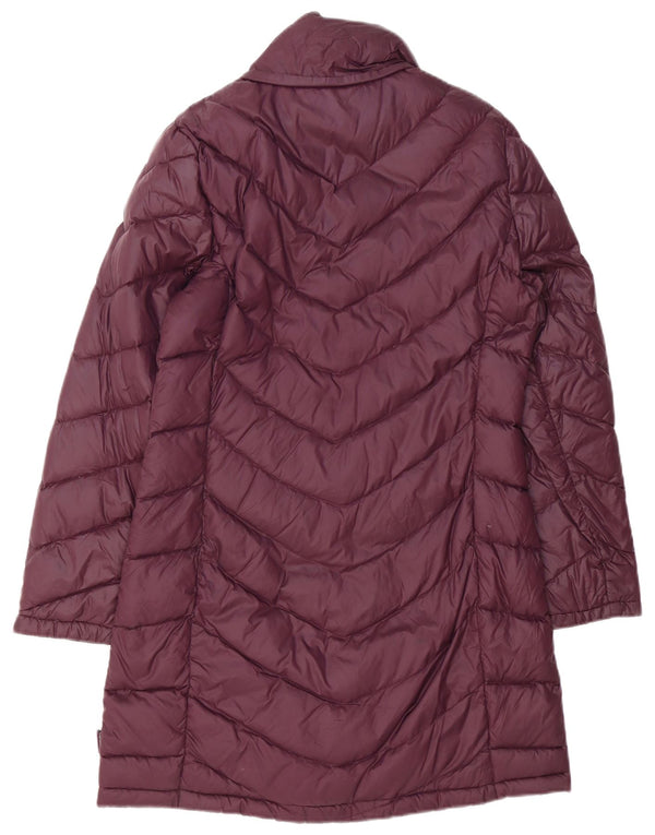 Palton căptușit pentru femei Calvin Klein UK 14 Medium Burgundy Nylon