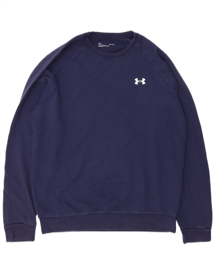 Pulover pentru bărbați Under Armour, mare, albastru, bumbac