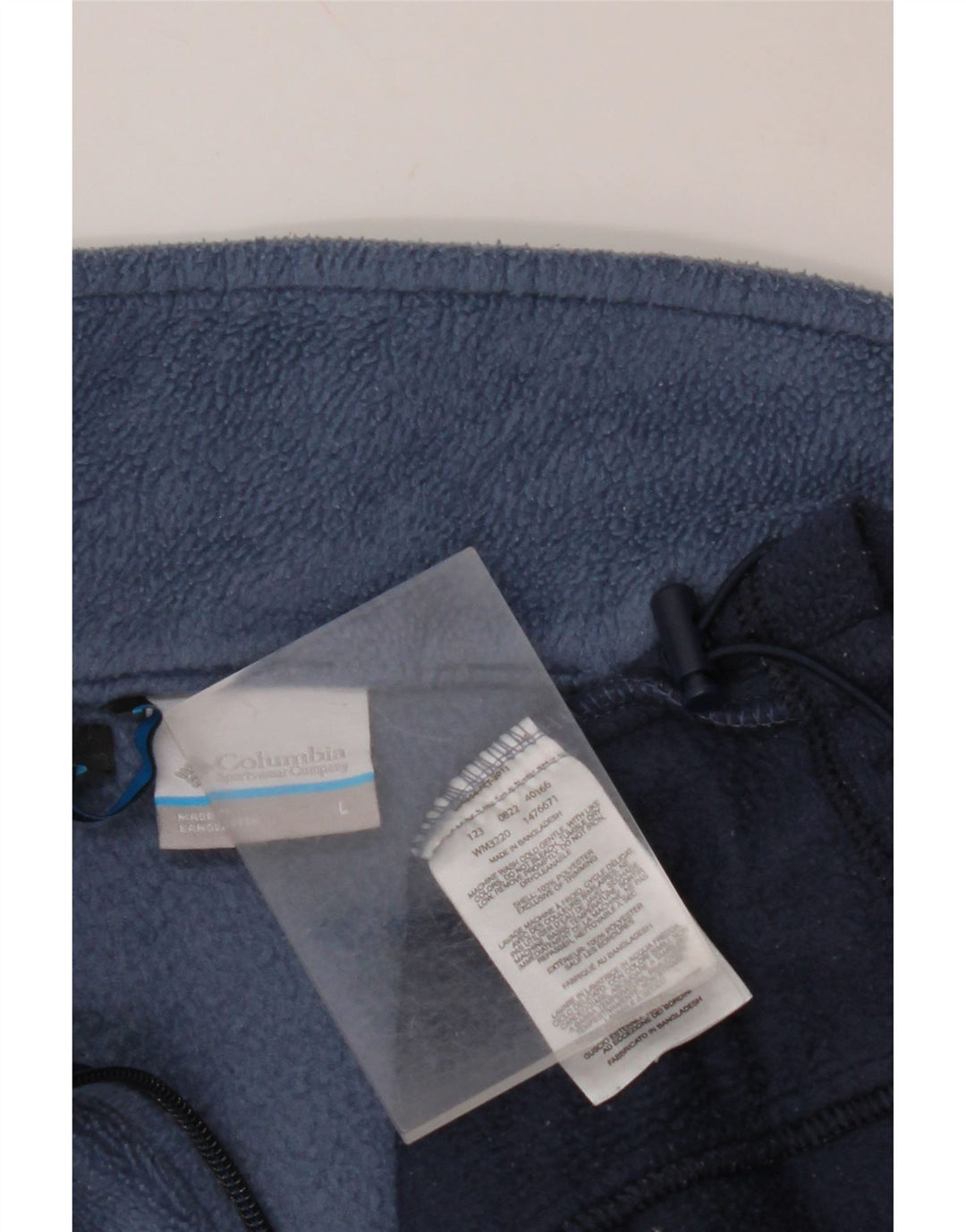 Jachetă pentru bărbați COLUMBIA din lână UK 40, mare, albastru, poliester color bloc