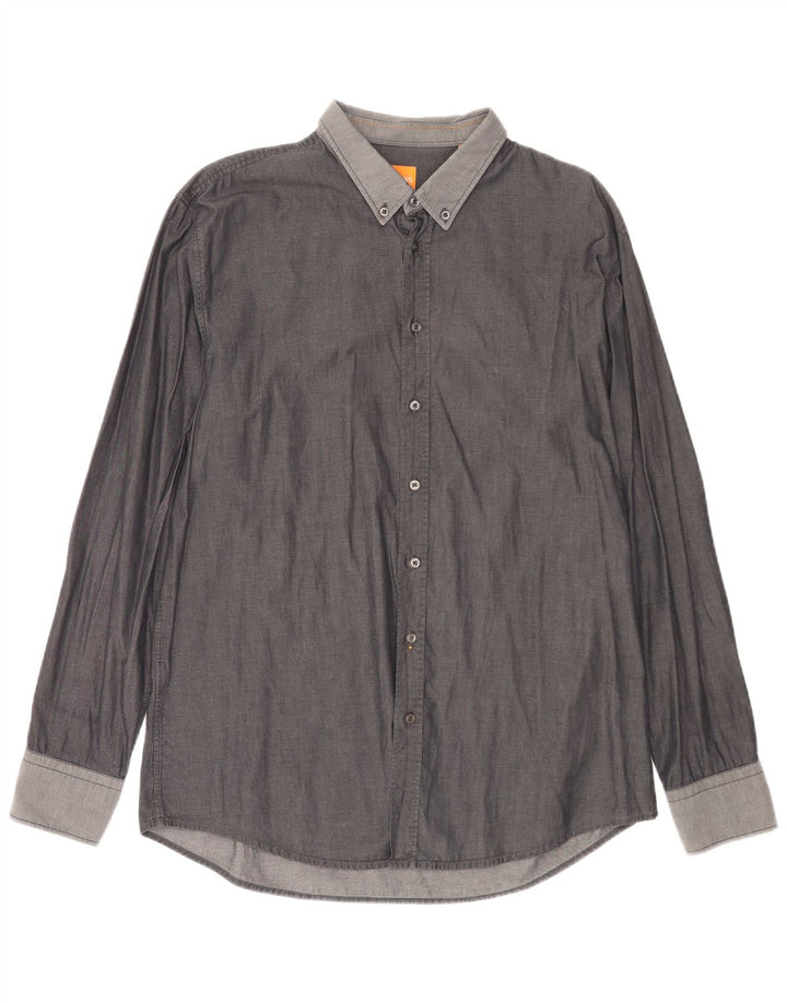 Cămașă pentru bărbați Hugo Boss Slim Fit 2XL, gri