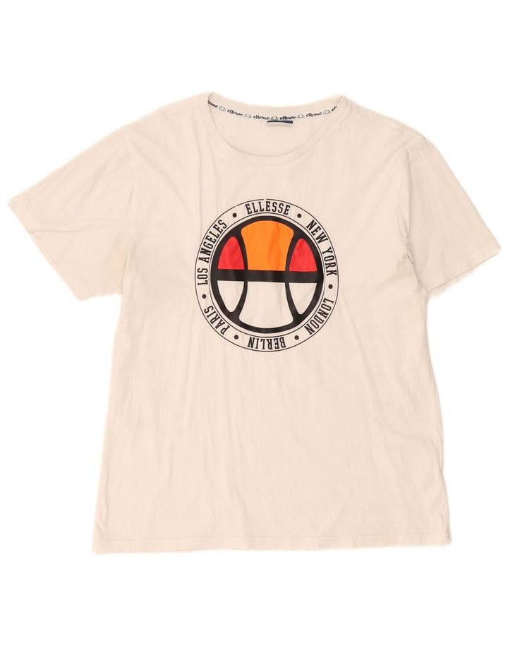 Tricou grafic pentru bărbați Ellesse Top XL alb