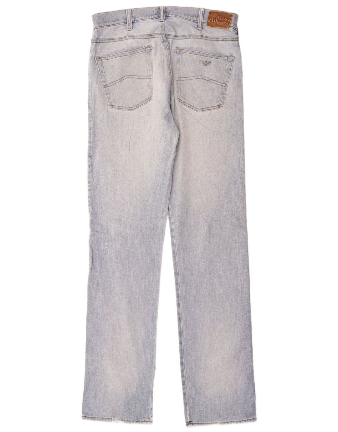 Blugi drepti pentru femei Armani W34 L35 Albastru