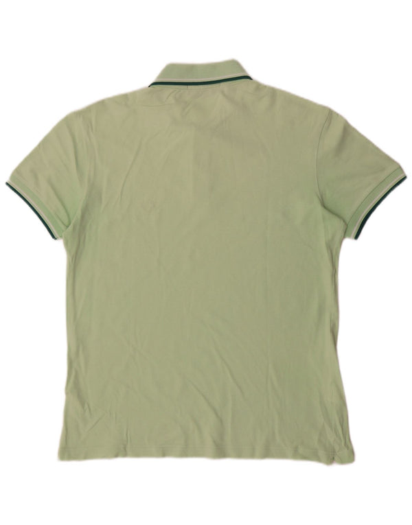 Cămașă polo pentru bărbați Fred Perry, ușor și elastic, bumbac verde mediu