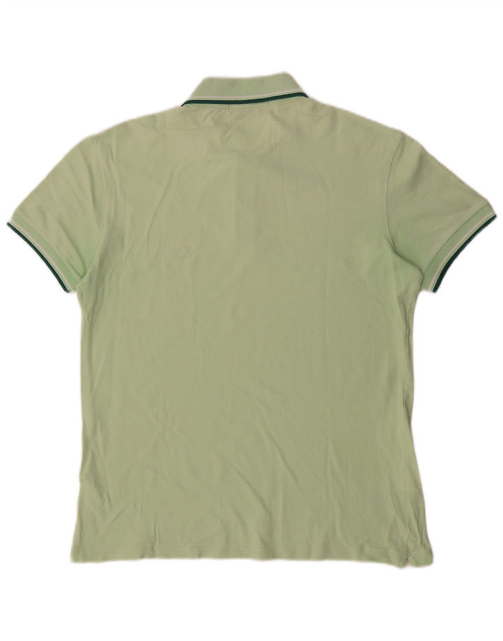 Cămașă polo pentru bărbați Fred Perry, ușor și elastic, bumbac verde mediu