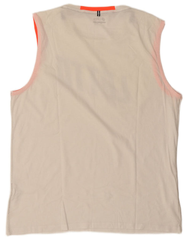 Vestă grafică pentru bărbați Lotto, 2XL, bumbac alb