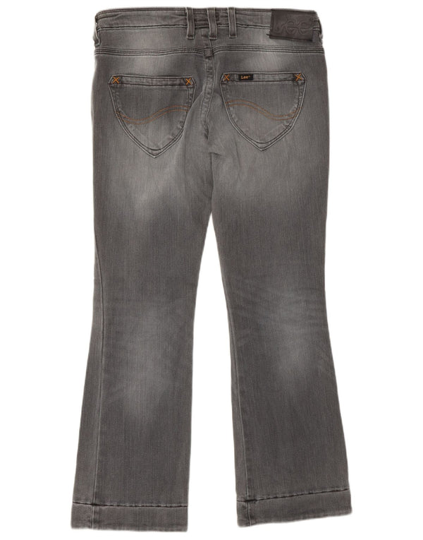 Blugi LEE pentru femei Bliss Crop Bootcut W29 L28 bumbac gri