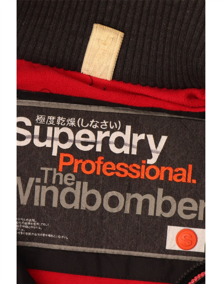 Jachetă Windbomber pentru femei SUPERDRY, cu glugă, UK 10, neagră