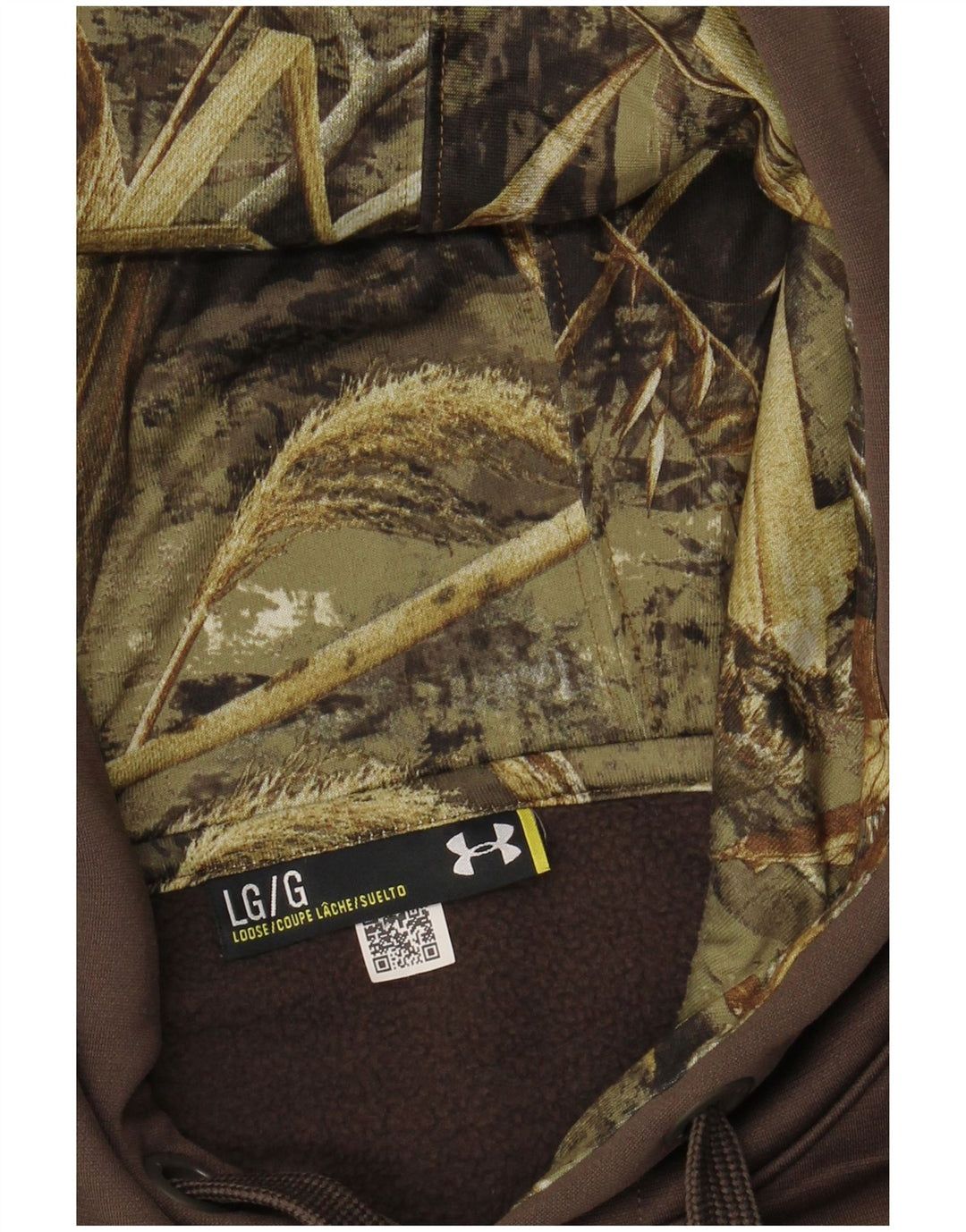 Pulover cu glugă grafic pentru bărbați UNDER ARMOUR, mare kaki