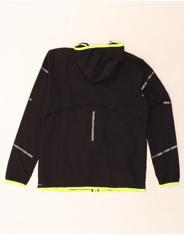 Jachetă de ploaie Puma pentru bărbați, UK 40, mare, negru, nailon