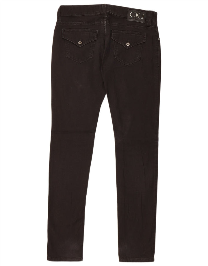 Blugi slim pentru femei Calvin Klein W30 L31 bumbac negru