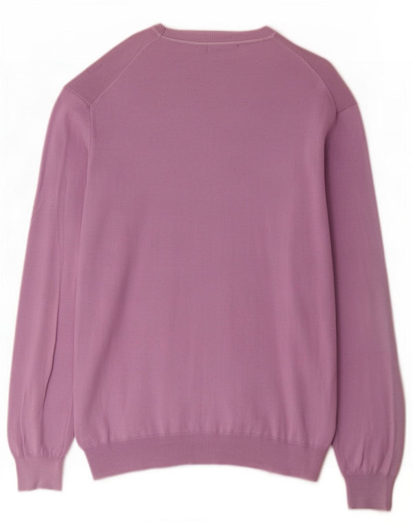 Pulover Trussardi pentru bărbați, cu gât de barcă, 3XL, violet