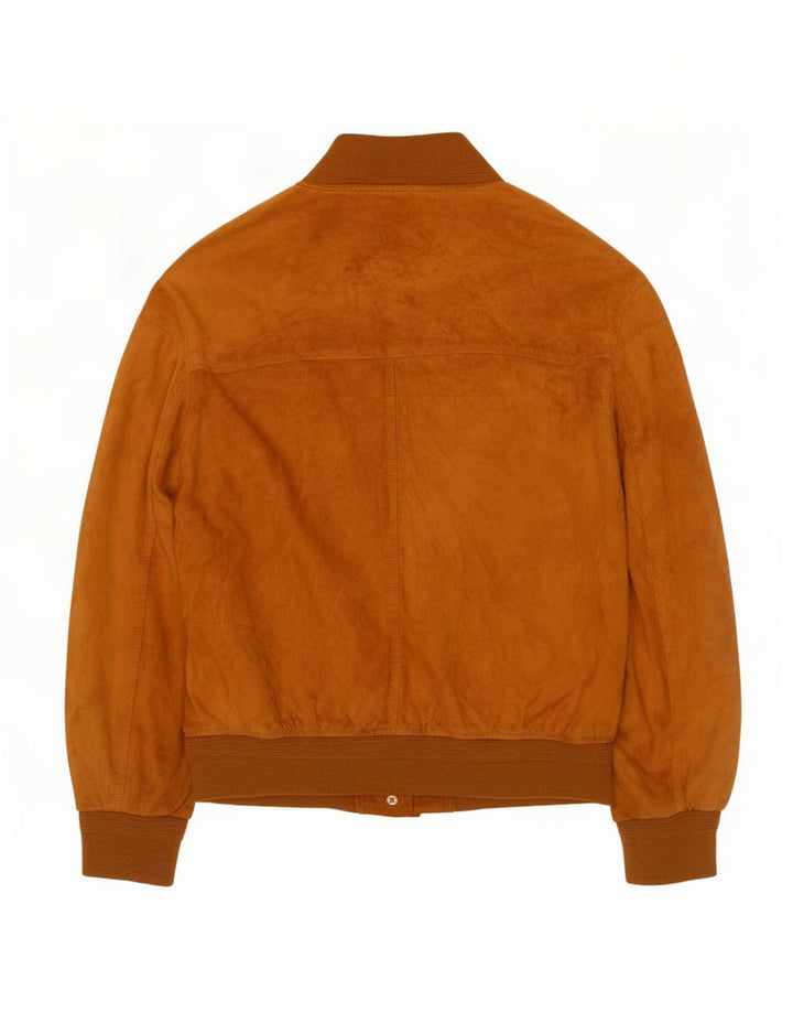 Bomber pentru bărbați Evolution din piele intoarsa UK 44 2XL din piele bej