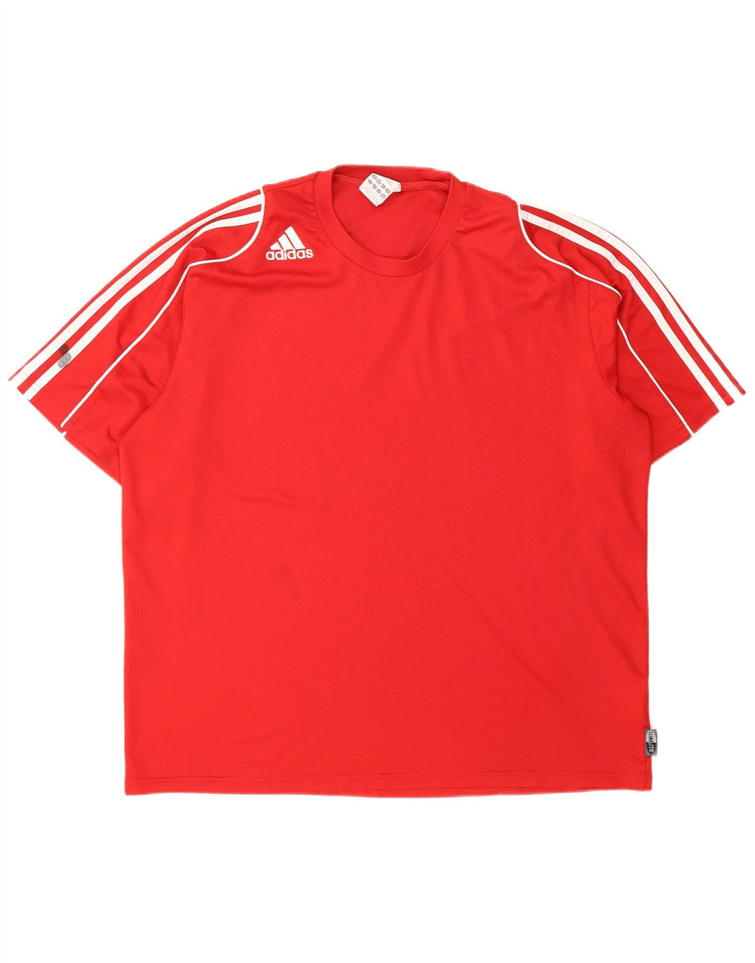 Tricou grafic ADIDAS Climalite pentru bărbați Top XL poliester roșu