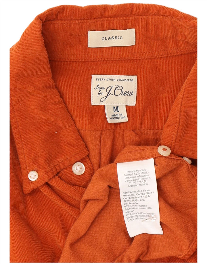 Cămașă clasică pentru bărbați J. Crew, bumbac portocaliu mediu