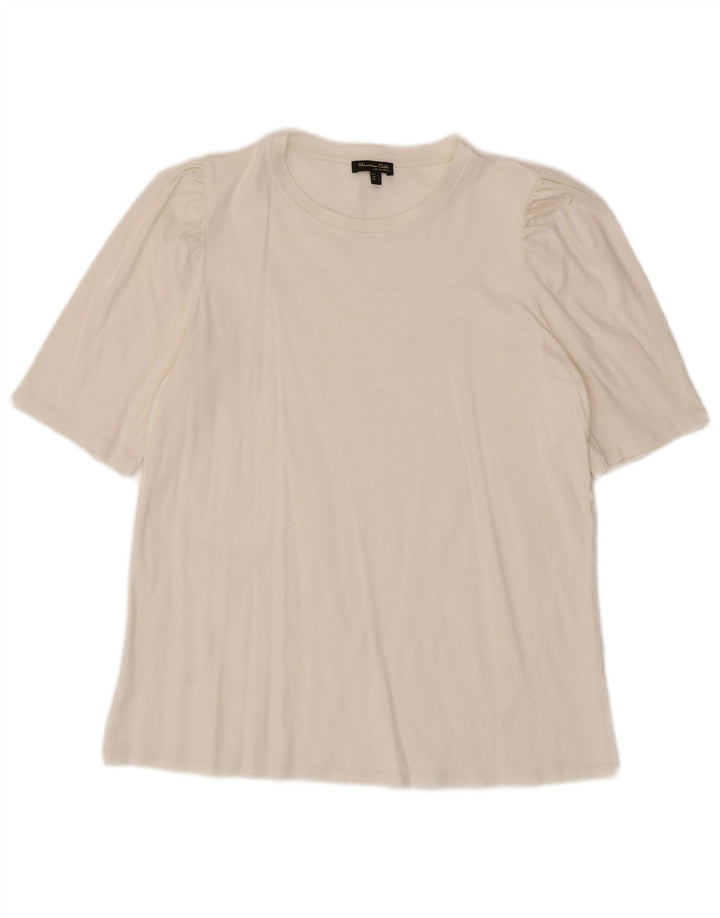 Massimo Dutti Tricou pentru femei Top UK 14 Large White
