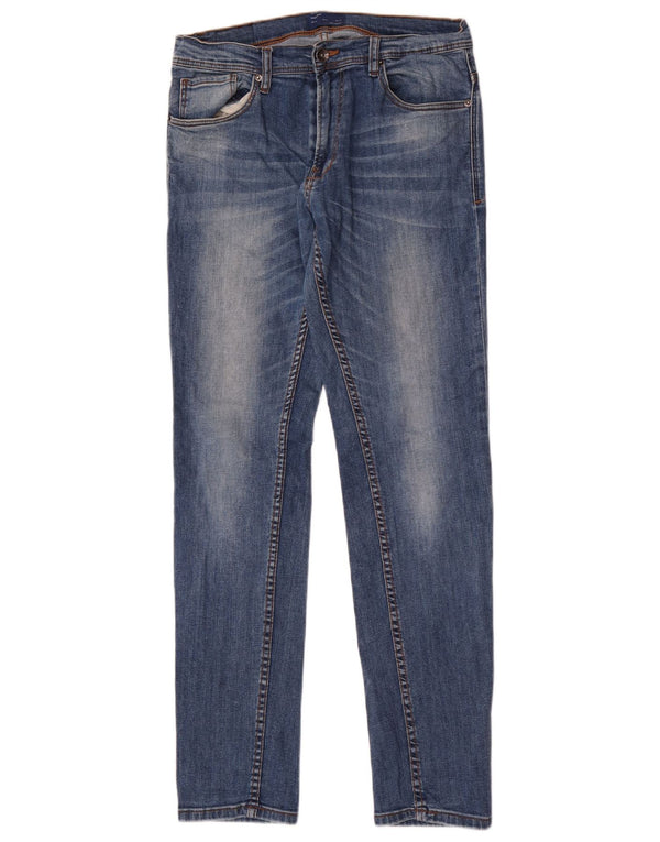 Blugi slim pentru bărbați Zara EU 40 Medium W31 L32 Blue Bumbac