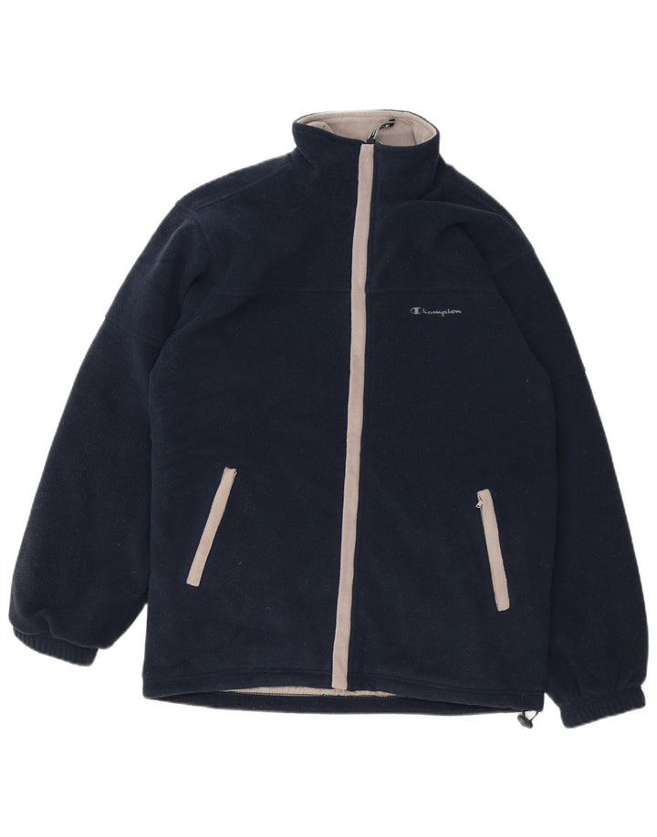 Jachetă fleece pentru bărbați Champion UK 38 Medium Bleumarin Poliester