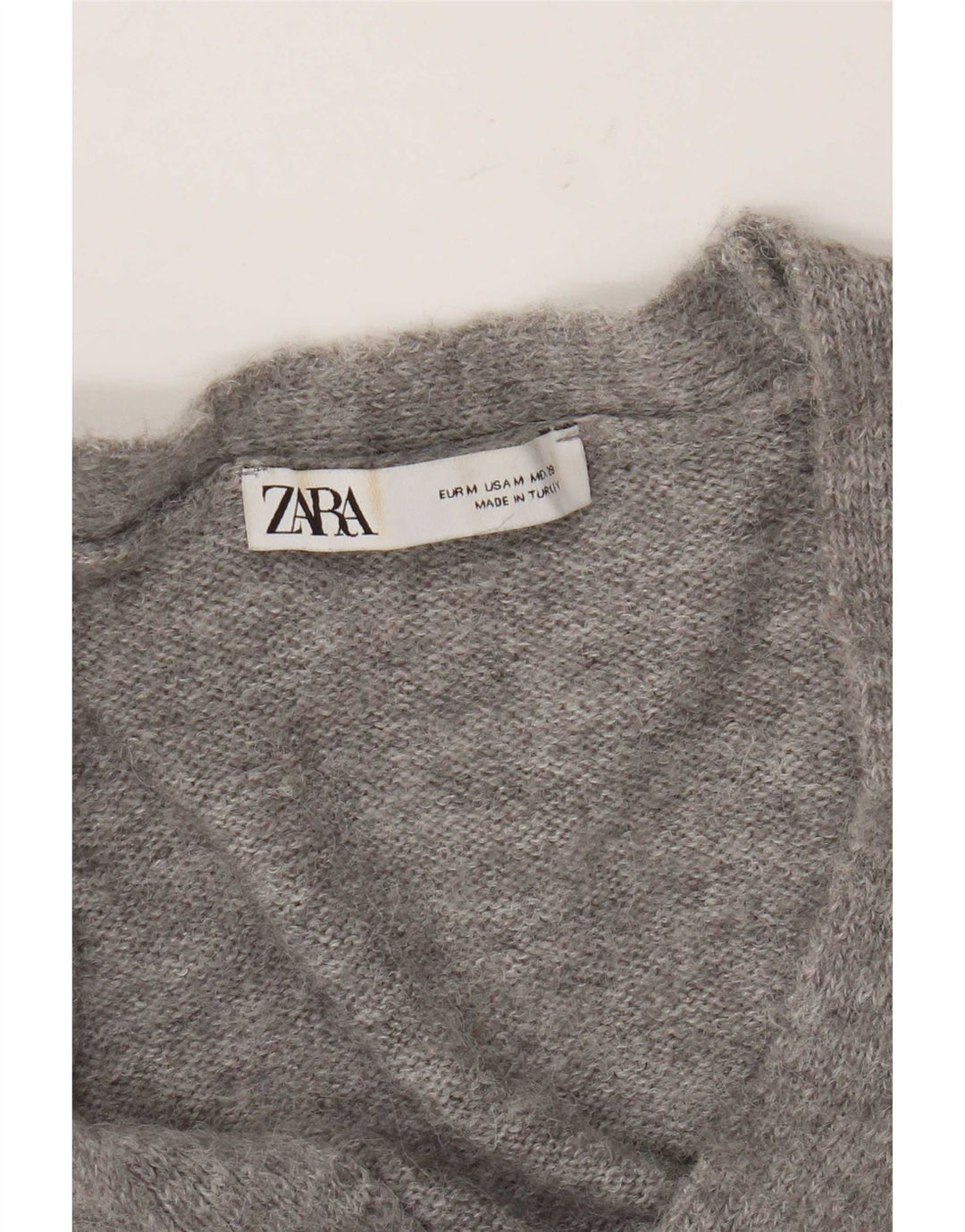 Pulover cardigan pentru femei Zara UK 14 Gri mediu