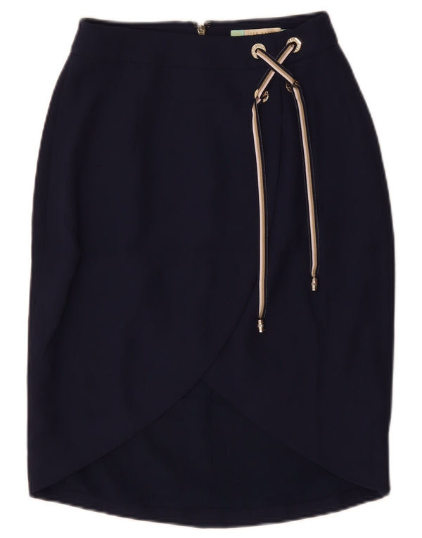 Fusta creion pentru femei TED BAKER Mărimea 0 2XS W24 bleumarin