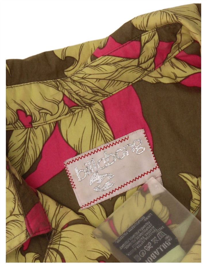 Trench pentru femei Billabong UK 12 Medium Khaki Floral Bumbac