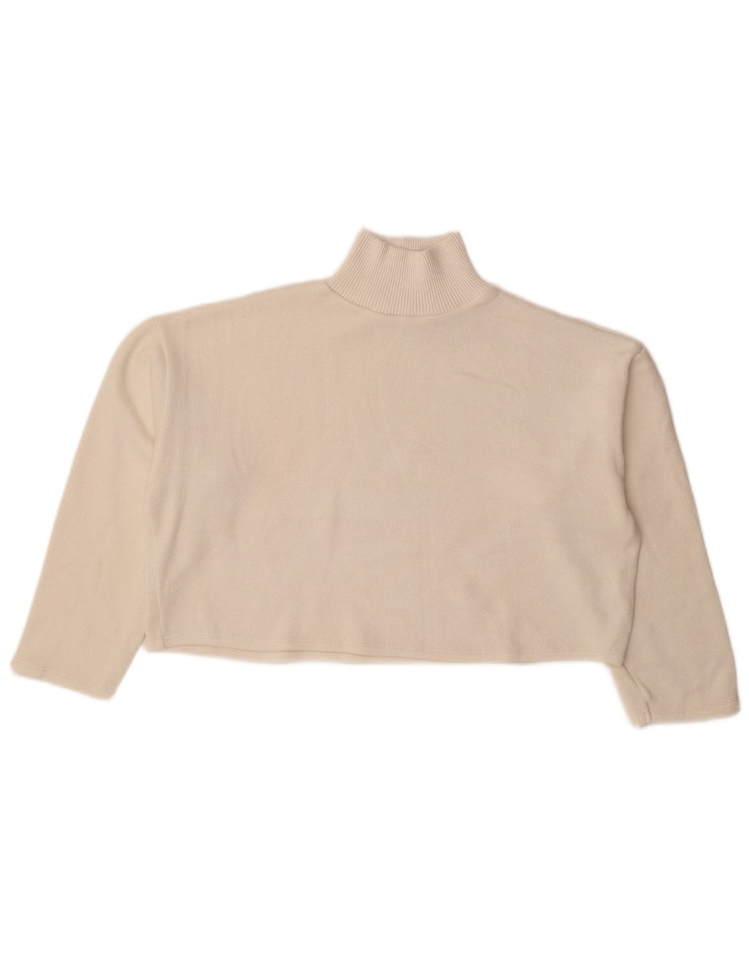 Pulover oversize cu gât țestoasă pentru femeie Zara UK 10 Small Off White