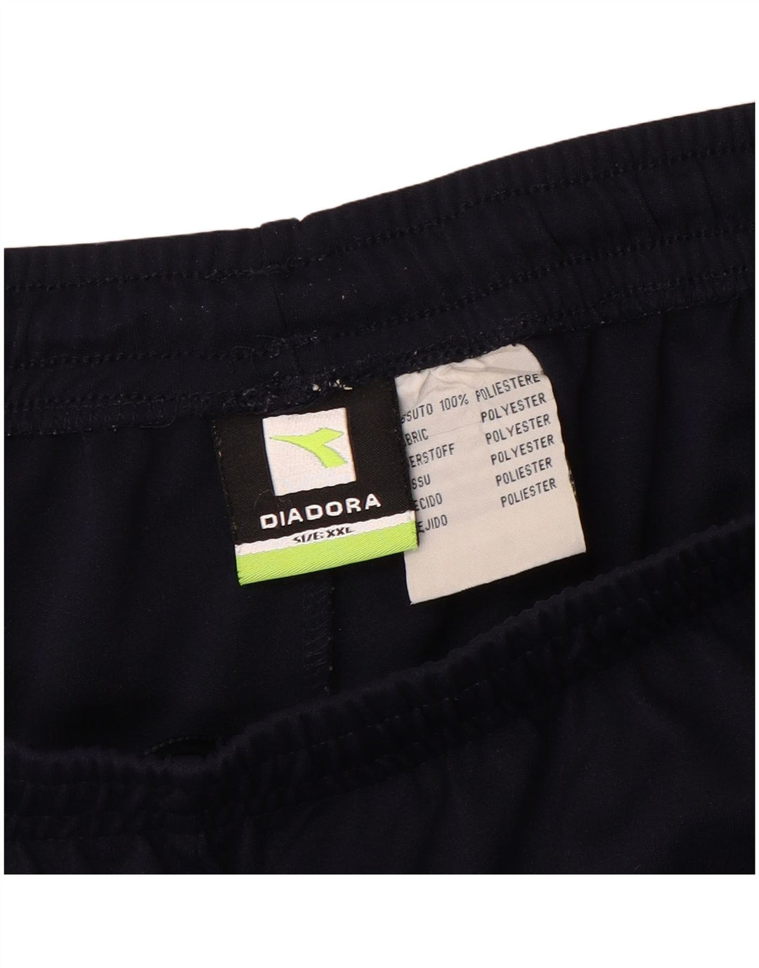 Pantaloni scurți sport Diadora pentru bărbați 2XL, albastru marin, poliester color bloc