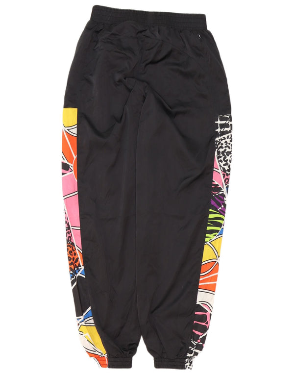 Adidas Womens Rich Mnisi Tracksuit Trousers Joggers UK 10 Small Black