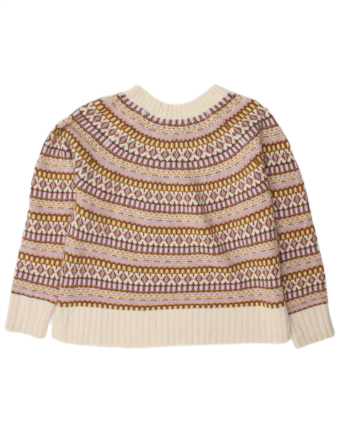 Pulover pentru femei Fat Face cu gât de barcă UK 12 Medium Multicolor