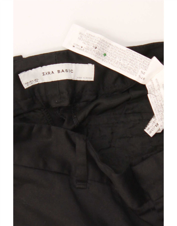 Pantaloni scurți chino pentru femei Zara Medium W28 Bumbac negru