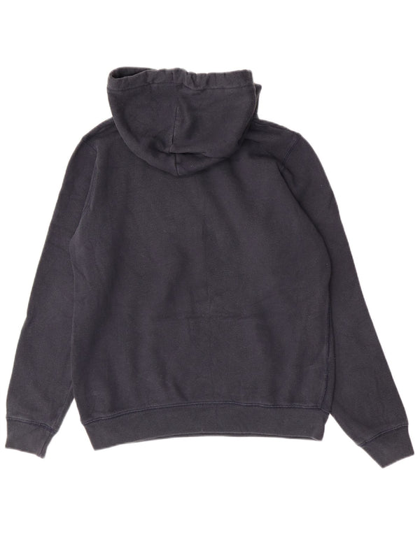 Jack Wills Pulover cu glugă cu grafic pentru femei UK 12 Medium, bleumarin, bumbac