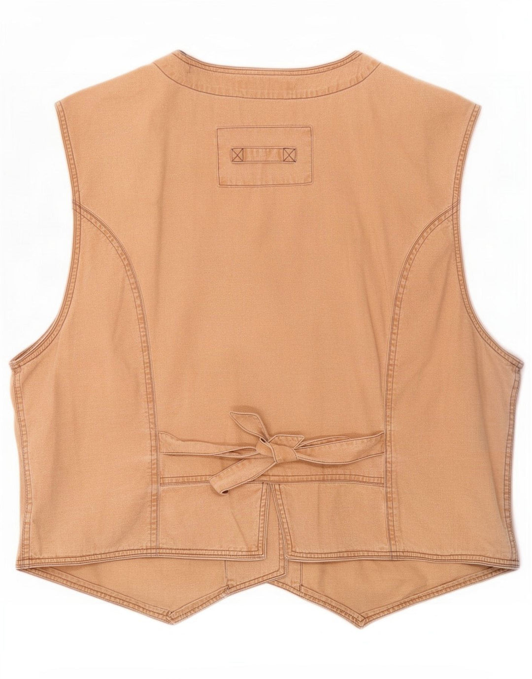 Julius Lang Vestă pentru femei IT 44 Medium Beige Bumbac