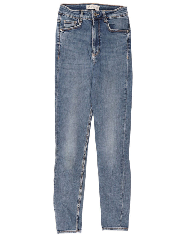 Blugi skinny de damă Zara EU 34 2XS W24 L26 Albastru