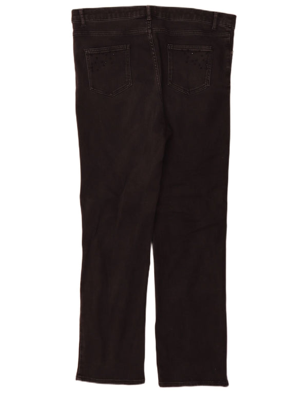Marks & Spencer Blugi drepti pentru femei Per Una UK 16 Large W34 L30 Black