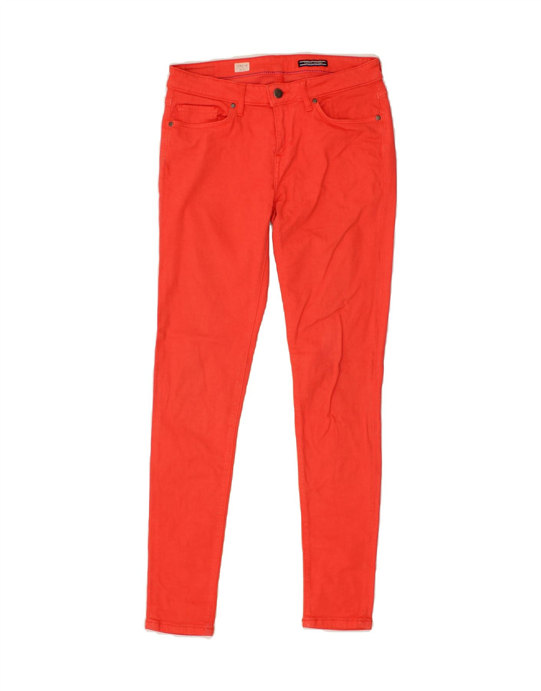 TOMMY HILFIGER Womens Como Jegging Jeans W28 L32 Red Cotton Vintage Tommy Hilfiger and Second-Hand Tommy Hilfiger from Messina Hembry 