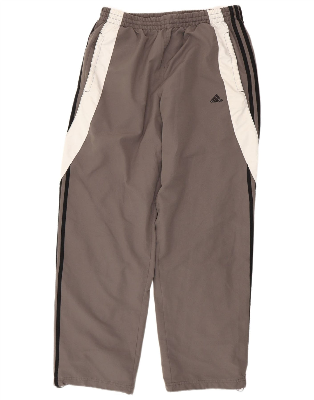 Pantaloni de trening ADIDAS pentru bărbați, mari, gri, poliester color bloc