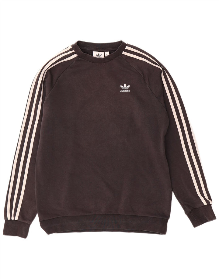 Hanorac pentru bărbați Adidas Jumper mic, negru, bumbac