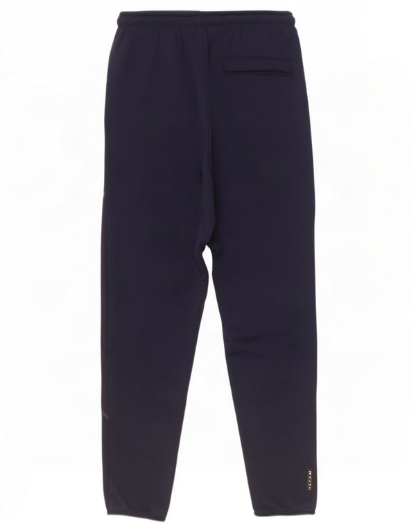 Under Armour Mens Tracksuit Trousers Joggers Medium Navy Blue Polyester