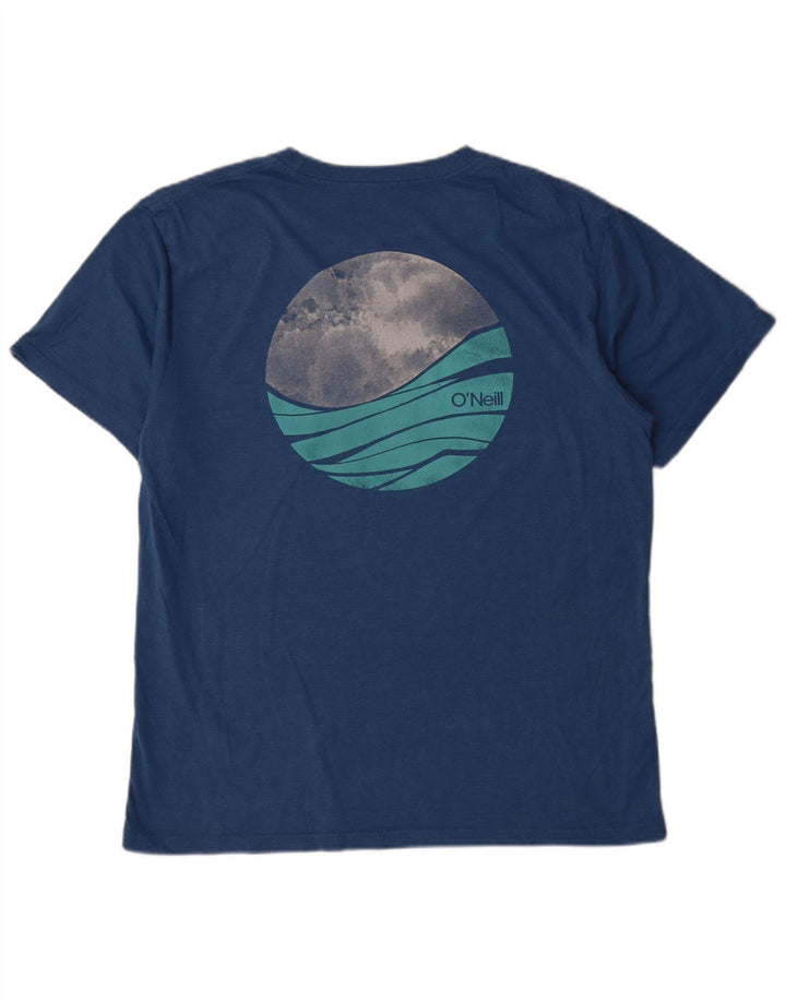 Tricou grafic pentru bărbați O'Neill Top mare, albastru, bumbac