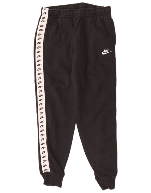 Nike Mens Graphic Tracksuit Trousers Joggers Medium Black Colourblock