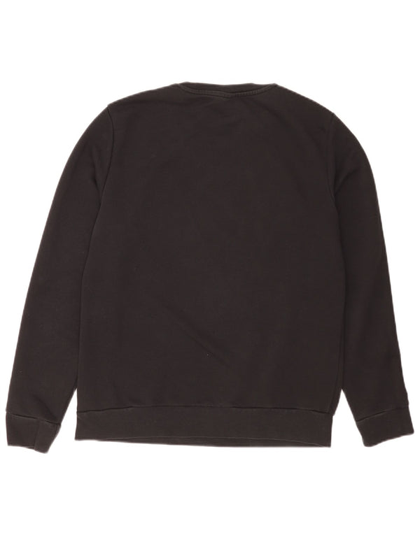 Pulover de hanorac grafic Adidas pentru femei UK 12/14 Medium Black Sports