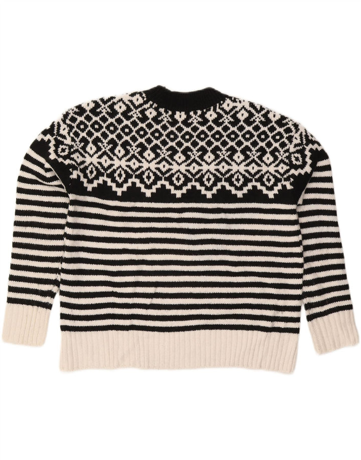 Pulover pentru femei Marks & Spencer cu decolteu triplu UK 14 Medium Negru