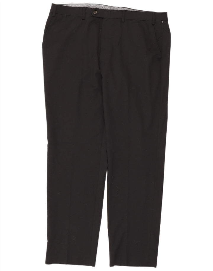 Pantaloni drepți pentru bărbați CHAPS L40 L31 negri