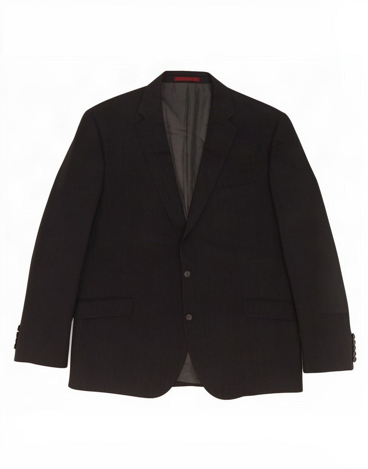 Jachetă pentru bărbați Marks & Spencer cu 2 nasturi, UK 46 XL, poliester gri