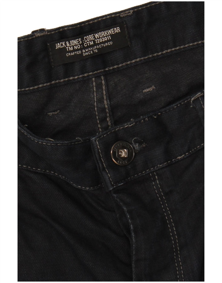 JACK & JONES Mens Straight Jeans W32 L30  Navy Blue