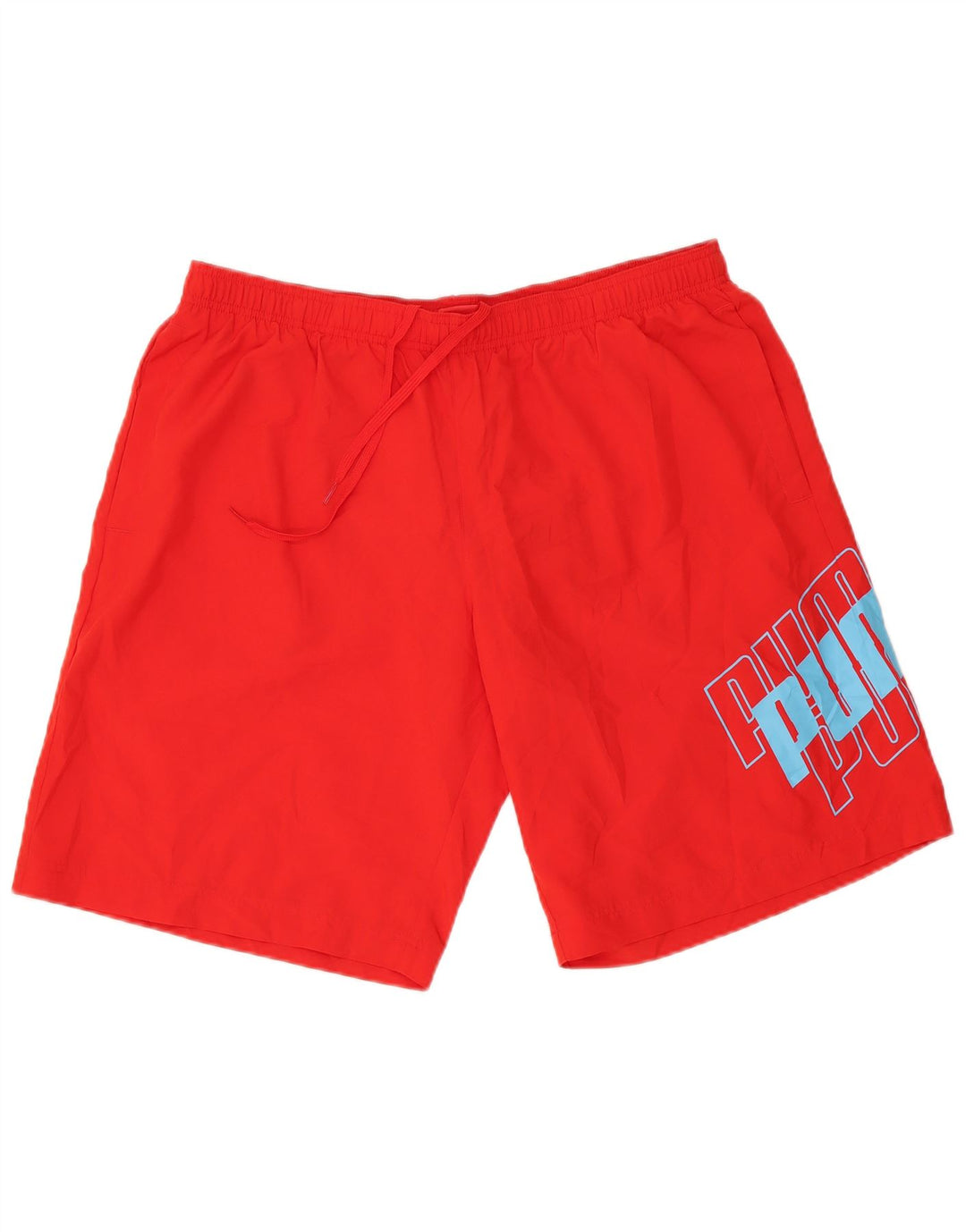 Pantaloni scurți sport grafic Puma pentru bărbați XL poliester roșu