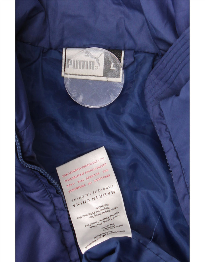 Jachetă căptușită pentru bărbați Puma UK 40 Poliamidă mare albastru bleumarin